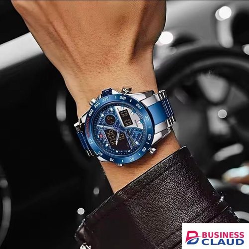 Naviforce Men's Digital Analogue 30M Water Resist Watch