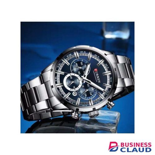 Curren Chronograph Wristwatch with luminous hands