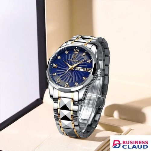 POEDAGAR Men Luxury Chronograph Quartz Watch