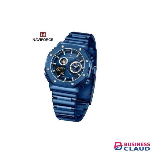 Naviforce Men's Digital Analog Dual Time 30M Water Resistant Watch