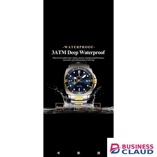 POEDAGAR Gents Wrist Watch 873