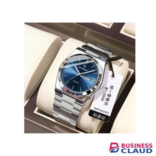 POEDAGAR Men's Wristwatch Fashion Business Luminescent