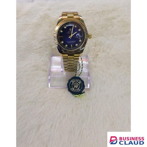 Royal Eclipse – Golden Body with Midnight Blue Dial Timepiece