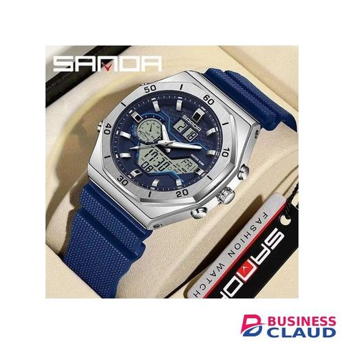 Naviforce Sanda Digital Analogue 5ATM Waterproof Wrist Watch