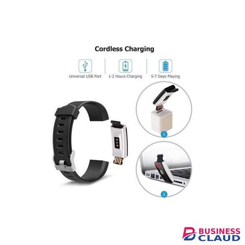 Sports Smart Watch Heart Rate Blood Pressure Bracelet - Blue