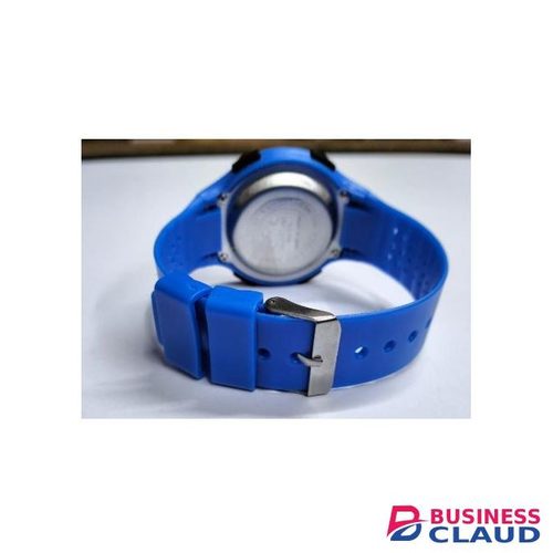 Classic Men's and Women's Waterproof Student Fashionable Thin, Simple and Multifunctional Luminous Electronic Watch-Blue
