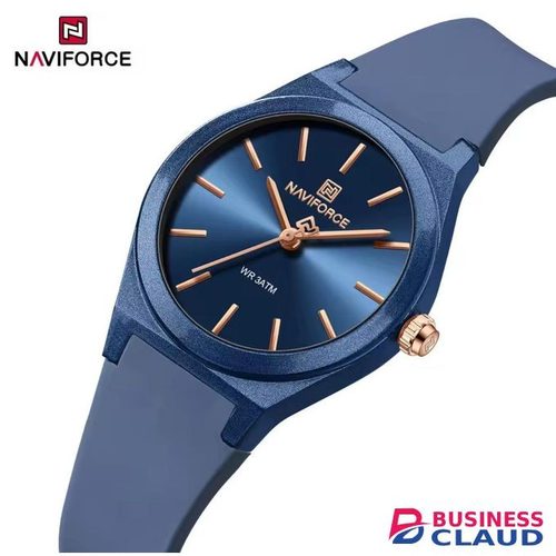 Naviforce Blue Sunburst Luxury Watch