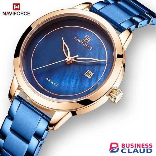 Naviforce Blue & Gold Wristwatch