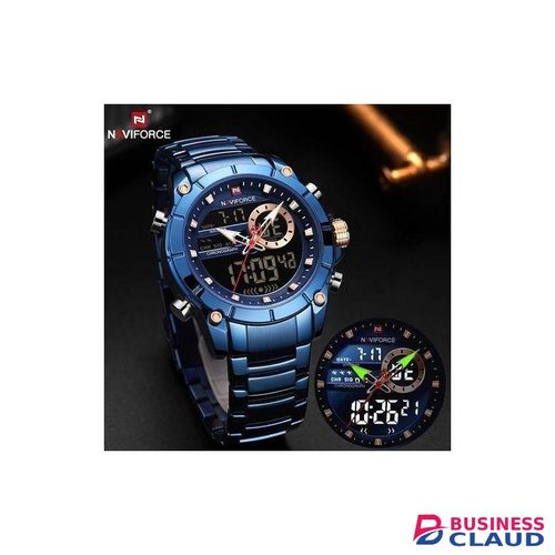 Naviforce Fashion LED Watches Men Top Brand Luxury Wristwatch Nf9163