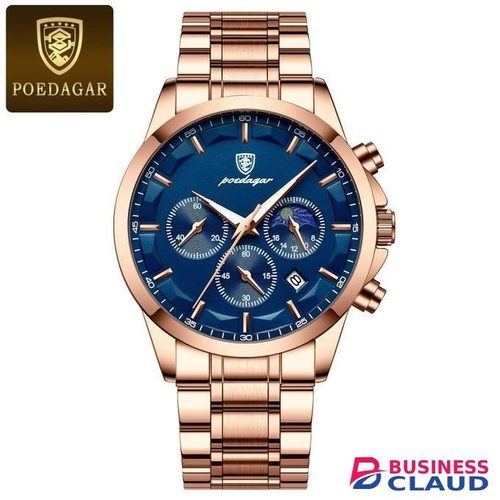 POEDAGAR Gents 928 Metallic Watch