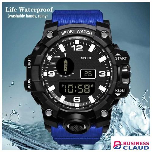 Men Watch LED Digital Men Sport Watches Fitness Electronic Watch Multifunction Sports Watches Clock Kids Gifts