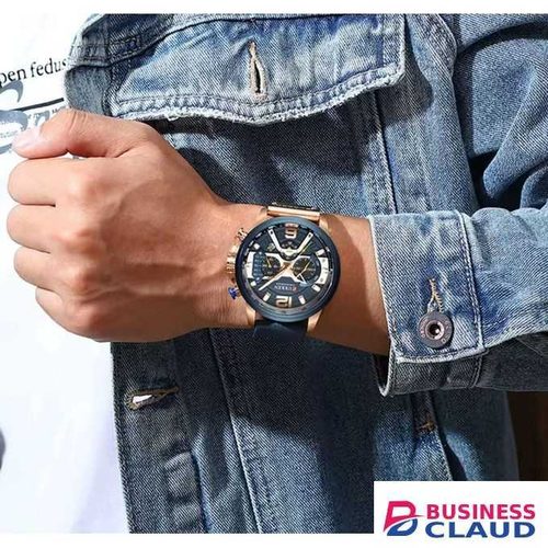CURREN 8329 Luxury Men’s Timepiece – Sophisticated Leather Strap with Date Function