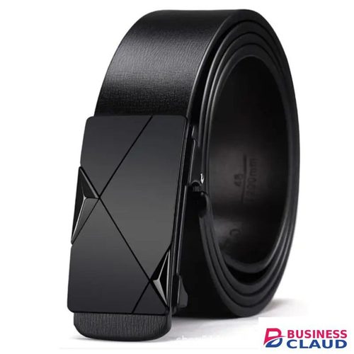 BEST BELT // LUXURY BLACK MEN'S BELT WITH AUTOMATIC BUCKLE – OFFICIAL/FORMAL WEAR // HIGH QUALITY, DURABLE, ELEGANT LOOK + LUXURY QUALITY WATCH AND LADIES WATCH