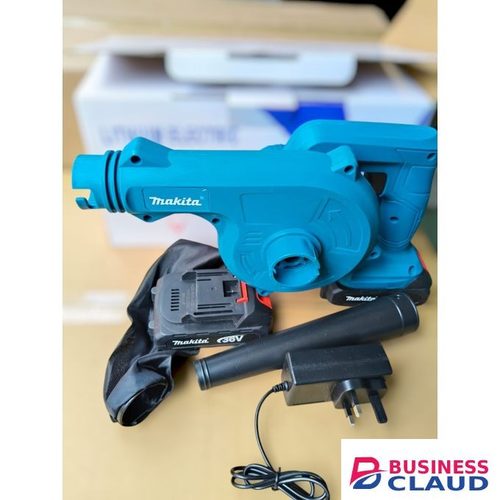 Makita Portable Cordless Electric Apirator Air Blower With Dust Collector Bag With 2 Rechargeable Batteries