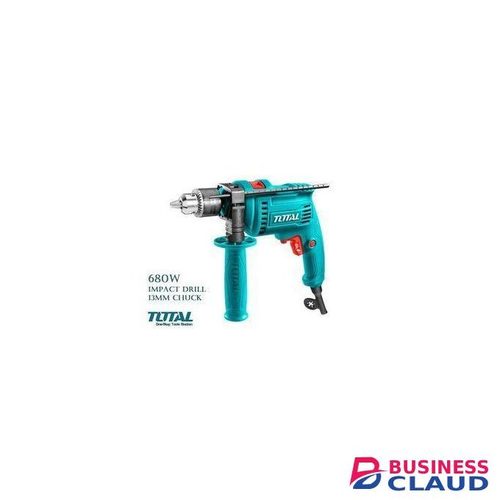 Share this product TOTAL 680W ELECTRIC Corded IMPACT Hammer DRILL, 13MM CHUCK