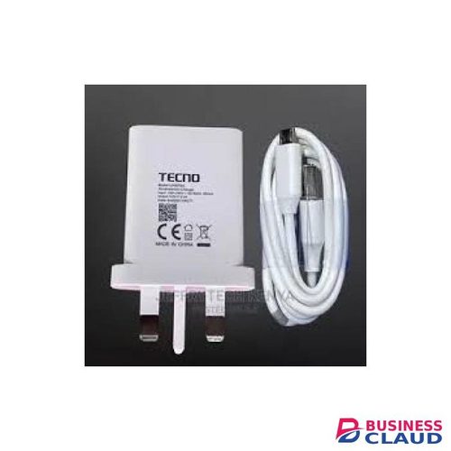 Tecno POVA 5 PRO 5G 18W SUPER FAST Type -C CHARGER -White