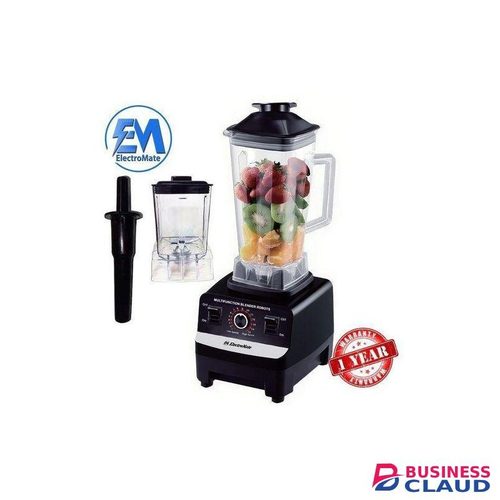 Em EmHeavy Duty Commercial Pro Blender + Grinder Jar COMMERCIAL HEAVY DUTY Blender High speed for easy operations Sharp