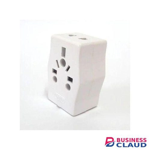 Fused Socket Multiplug Travel Adapter // 1 PIECE UNIVERSAL PLUG ADAPTER TRAVEL POWER ADAPTER WITH SOCKET PLUG