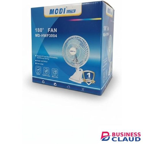 MODI Electric MD-HWF3004 Quiet Mini Clip Fan with 1 Year Guarantee