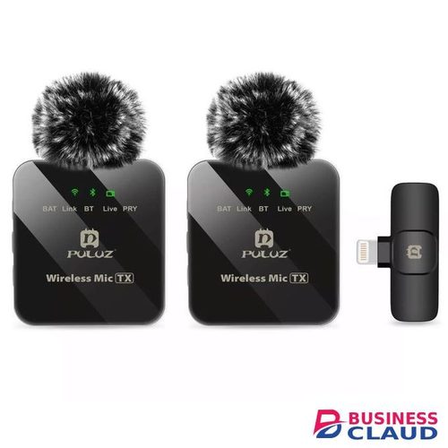 Puluz Iphone Phone Receiver Wireless Lavalier Noise Canceling Microphone