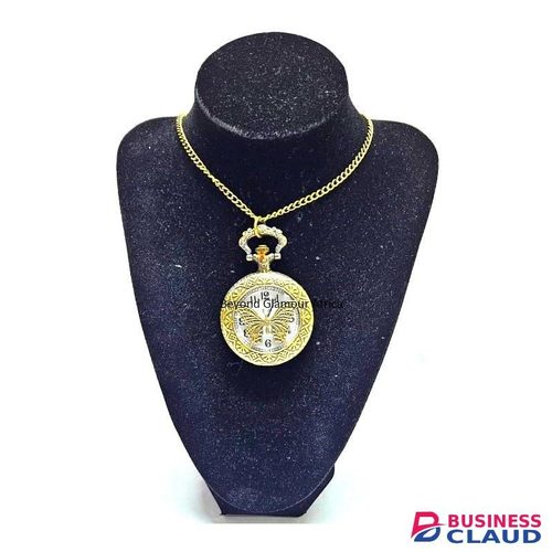 Beyond Glamour Africa The brass fancy butterfly locket is a captivating piece of jewelry that marries intricate craftsmanship with timeless elegance