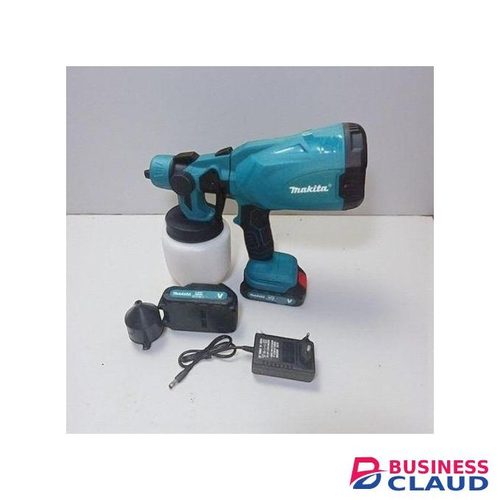 Makita 21V Highly Effective Rechargeable Paint Spray Gun 2 Lithium Ion Batteries
