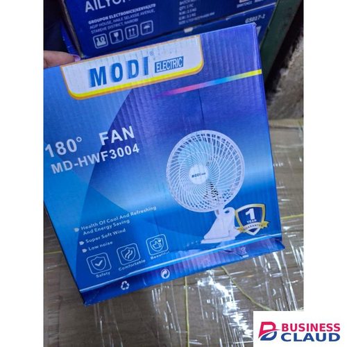 Modi Electric MD-HWF3004 180° Adjustable Mini Clip Fan Portable Personal Fan