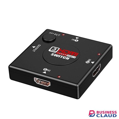 Hdmi Switch 3 in Port 1 Out Port Hdmi Switcher Supports Full Hd 1080p