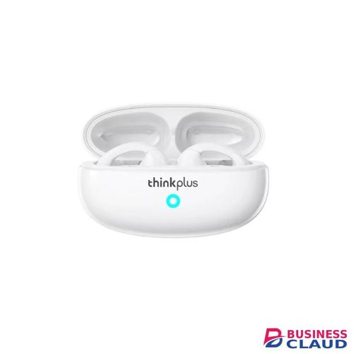 Lenovo White Think plus Touch Control Wireless Earclip Earphones