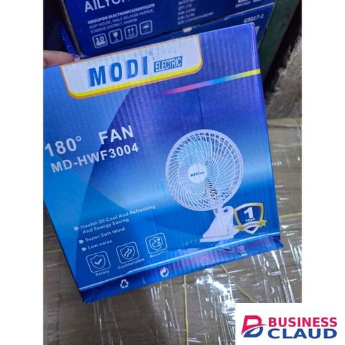 Modi Electric MD-HWF3004 Mini Clip Fan 6 Inch Adjustable Quiet Office Fan