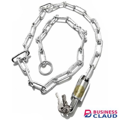 Long Gate Chain Lock 1.5M Long - Heavy Duty Hardened Steel Security Padlock