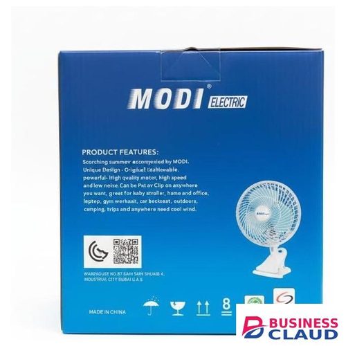 Modi Electric 180 Degree Mini Clip Fan MD-HWF3004 Energy Efficient Personal Desk Fan