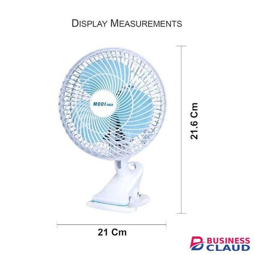 Modi Electric Mini Desk Clip Fan MD-HWF3004 6 Inch Low Noise Cooling Fan