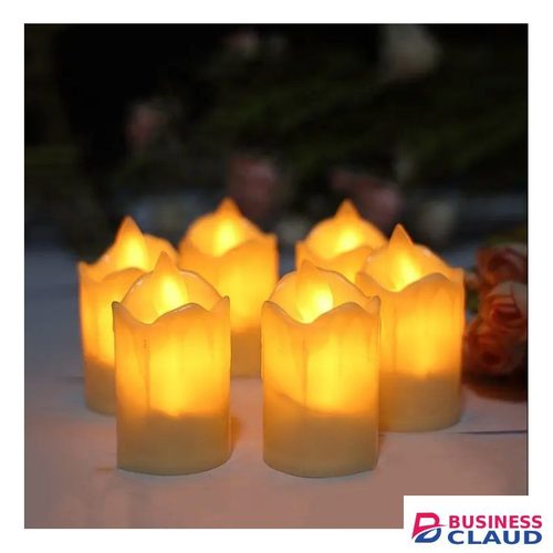 Simulation LED Candle Light Swing Electronic Tealight With Battery for Wedding Bar, House & Romantic Date Atmosphere & Decoration