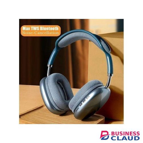 Bluetoothworld & Technology P9 Wireless Bluetooth Headphones With Mic, Stereo, Noise Canceling, Sports, Gaming Headphones-BLACK