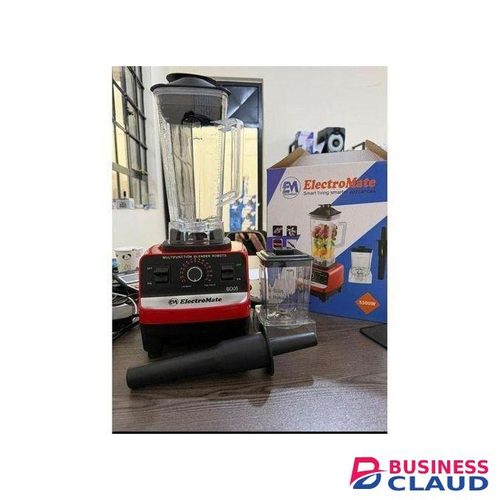 ElectroMate ElectroMaEA Commercial Heavy Duty Blender 2in1 5500watts Double Jug with Grinding Machine or Grinder