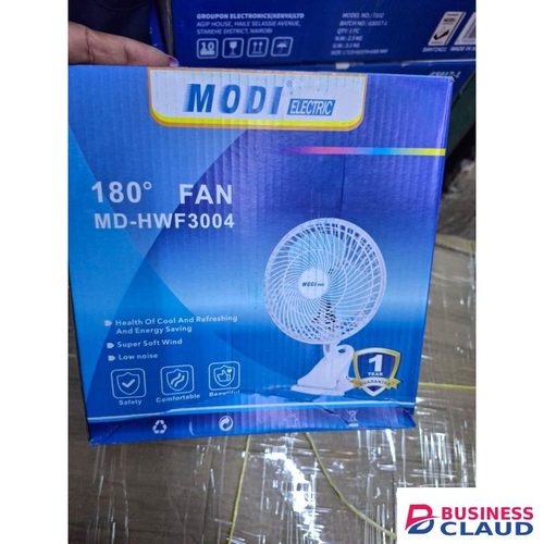 Modi Electric MD-HWF3004 Clip Fan 6-Inch Portable Fan 180 Degree Adjustable Rotation