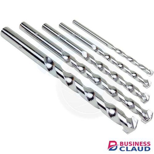 HSS 5pcs 4mm 5mm 6mm 8mm 10mm Masonry Brick Block Tile Concrete Drill Drilling Bit Set