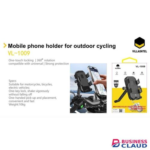 VILLAONTEL Motorcycle phone holder.black