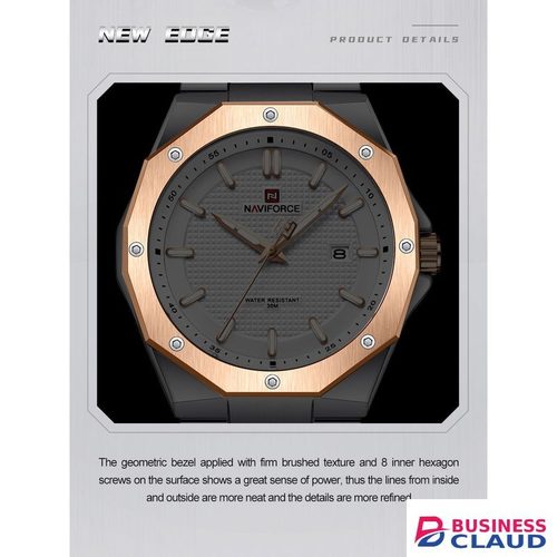 Naviforce Classic Men Watch - Silver