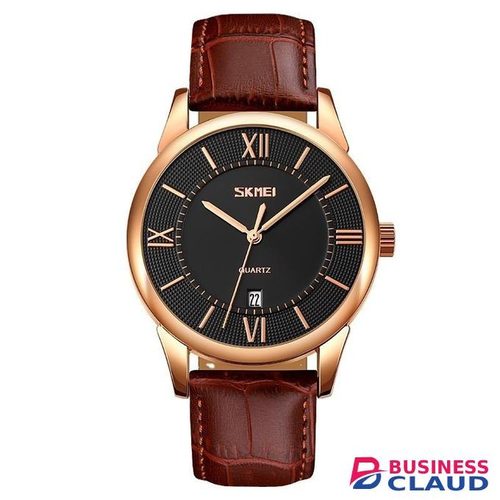 Skmei 9261 business quartz leather watch for men