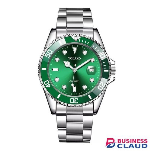 Green Water Ghost Stainless Steel Men Official Watches With Date