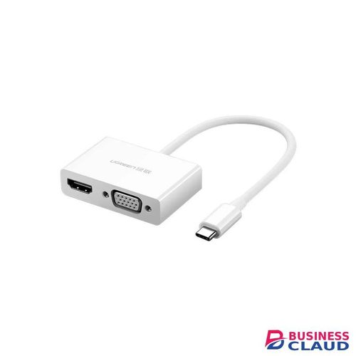Ugreen USB Type C to HDMI + VGA Converter (White)