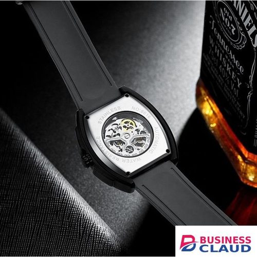 AILANG hollow luminous barrel-shaped men's automatic mechanical watch