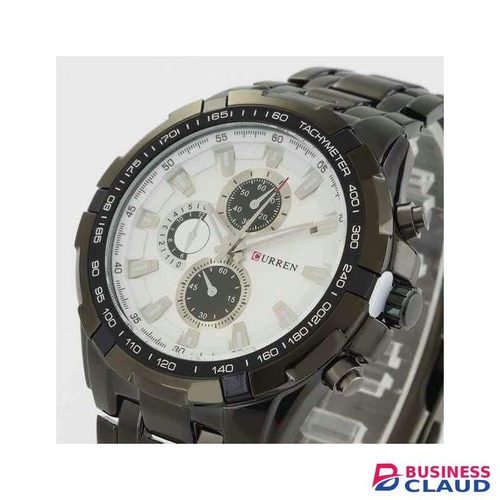 Curren 8023 Black White Men's Watches Watch Accessories