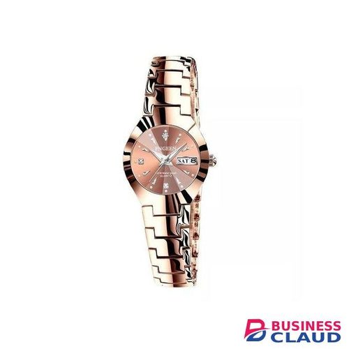 FNGEEN Fashionable Luxury Stainless Steel Luminous Casual Calendar Wrist Watch
