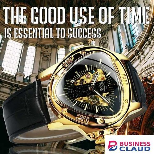 Winner Top Brand Men Mechanical Skeleton Automatic Watch Leather Strap