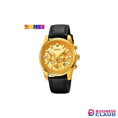 Skmei 1958 Casual Analog Leather Strap Men’s Watch