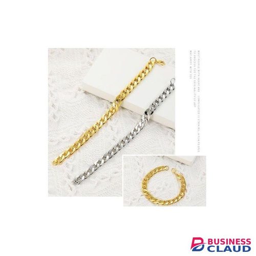 Jewelry Men Fashion Bracelet Cuban Link Hand Chain Classic
