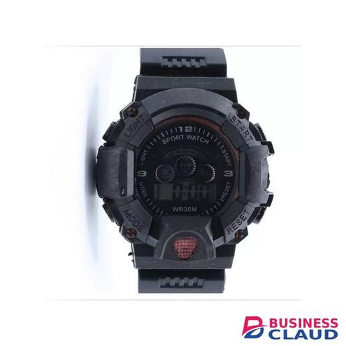Sport Digital Wrist Watch Black